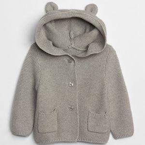 Baby Gap Grey Sweater Jacket 3-6 months